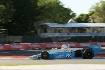 World © Octane Photographic Ltd. Saturday 7th June 2014. Canada - Circuit Gilles Villeneuve, Montreal. Historic Grand Prix (HGP) Race 1. Ex-Teddy Pilette 1977 BRM P207 – Brain Blain. Digital Ref: 0984LB1D0067