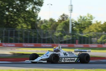 World © Octane Photographic Ltd. Saturday 7th June 2014. Canada - Circuit Gilles Villeneuve, Montreal. Historic Grand Prix (HGP) Race 1. Ex-Alan Jones 1980 Williams FW07B – Charles Nearburg. Digital Ref: 0984LB1D0097