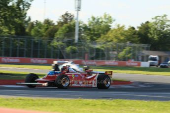 World © Octane Photographic Ltd. Saturday 7th June 2014. Canada - Circuit Gilles Villeneuve, Montreal. Historic Grand Prix (HGP) Race 1. Ex-Gilles Villeneuve/Jody Sheckter 1980 Ferrari 312T5 – Bud Moeller. Digital Ref: 0984LB1D0131