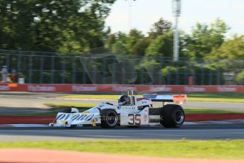 World © Octane Photographic Ltd. Saturday 7th June 2014. Canada - Circuit Gilles Villeneuve, Montreal. Historic Grand Prix (HGP) Race 1. Ex-Arturo Merzario 1976 March 761 – Tommy Dreelan. Digital Ref: 0984LB1D0143