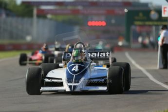 World © Octane Photographic Ltd. Saturday 7th June 2014. Canada - Circuit Gilles Villeneuve, Montreal. Historic Grand Prix (HGP) Race 1. Ex-Nelson Piquet 1981 Brabham BT49C – Joaquin Folch. Digital Ref: 0984LB1D6620