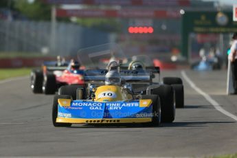 World © Octane Photographic Ltd. Saturday 7th June 2014. Canada - Circuit Gilles Villeneuve, Montreal. Historic Grand Prix (HGP) Race 1. Ex-Ronnie Peterson 1976 March 761 – Greg Thornton. Digital Ref: 0984LB1D6625