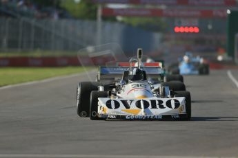 World © Octane Photographic Ltd. Saturday 7th June 2014. Canada - Circuit Gilles Villeneuve, Montreal. Historic Grand Prix (HGP) Race 1. Ex-Arturo Merzario 1976 March 761 – Tommy Dreelan. Digital Ref: 0984LB1D6643