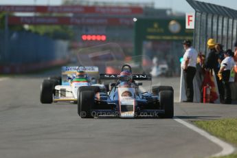 World © Octane Photographic Ltd. Saturday 7th June 2014. Canada - Circuit Gilles Villeneuve, Montreal. Historic Grand Prix (HGP) Race 1. Ex-Jan Lammers 1979 Shadow DN9B – Charles Warner. Digital Ref: 0984LB1D6673