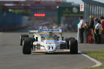 World © Octane Photographic Ltd. Saturday 7th June 2014. Canada - Circuit Gilles Villeneuve, Montreal. Historic Grand Prix (HGP) Race 1. Ex- Jacques Villeneuve 1983 March RAM 01 – Anthony Nobles. Digital Ref: 0984LB1D6677