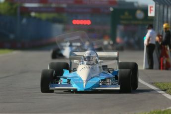 World © Octane Photographic Ltd. Saturday 7th June 2014. Canada - Circuit Gilles Villeneuve, Montreal. Historic Grand Prix (HGP) Race 1. Ex-Teddy Pilette 1977 BRM P207 – Brain Blain. Digital Ref: 0984LB1D6682