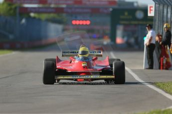 World © Octane Photographic Ltd. Saturday 7th June 2014. Canada - Circuit Gilles Villeneuve, Montreal. Historic Grand Prix (HGP) Race 1. Ex-Gilles Villeneuve/Jody Sheckter 1980 Ferrari 312T5 – Larry Kinch. Digital Ref: 0984LB1D6710