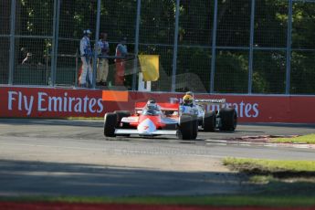 World © Octane Photographic Ltd. Saturday 7th June 2014. Canada - Circuit Gilles Villeneuve, Montreal. Historic Grand Prix (HGP) Race 1. Ex-John Watson 1982 McLaren MP4/1B – Nathan Kinch. Digital Ref: 0984LB1D6721