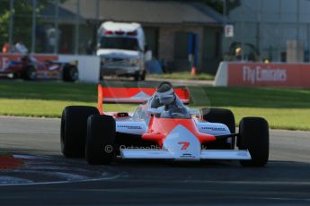 World © Octane Photographic Ltd. Saturday 7th June 2014. Canada - Circuit Gilles Villeneuve, Montreal. Historic Grand Prix (HGP) Race 1. Ex-John Watson 1982 McLaren MP4/1B – Nathan Kinch. Digital Ref: 0984LB1D6786