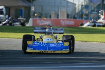 World © Octane Photographic Ltd. Saturday 7th June 2014. Canada - Circuit Gilles Villeneuve, Montreal. Historic Grand Prix (HGP) Race 1. Ex-Ronnie Peterson 1976 March 761 – Greg Thornton. Digital Ref: 0984LB1D6797