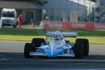 World © Octane Photographic Ltd. Saturday 7th June 2014. Canada - Circuit Gilles Villeneuve, Montreal. Historic Grand Prix (HGP) Race 1. Ex-Teddy Pilette 1977 BRM P207 – Brain Blain. Digital Ref: 0984LB1D6849