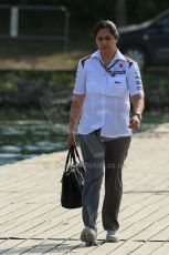 World © Octane Photographic Ltd. Sunday 8th June 2014.  – Canada - Circuit Gilles Villeneuve, Montreal. Formula 1 Paddock. Monisha Kaltenborn - Sauber. Digital Ref : 0985LB1D7224