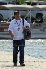 World © Octane Photographic Ltd. Sunday 8th June 2014.  – Canada - Circuit Gilles Villeneuve, Montreal. Formula 1 Paddock. Jason Styles - NBC Sports. Digital Ref: 0985LB1D7266