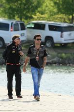 World © Octane Photographic Ltd. Sunday 8th June 2014. Canada - Circuit Gilles Villeneuve, Montreal. Formula 1 Driver Parade. Sahara Force India VJM07 – Sergio Perez. Digital Ref: 0985LB1D7312