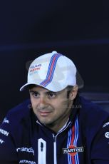 World © Octane Photographic Ltd. Formula 1 Canada – Circuit Gilles Villeneuve, Montreal. Thursday 5th June 2014. Drivers’ press conference. Williams Martini Racing – Felipe Massa. Digital Ref : 0977LB1D1250