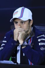 World © Octane Photographic Ltd. Formula 1 Canada – Circuit Gilles Villeneuve, Montreal. Thursday 5th June 2014. Drivers’ press conference. Williams Martini Racing – Felipe Massa. Digital Ref : 0977LB1D1311