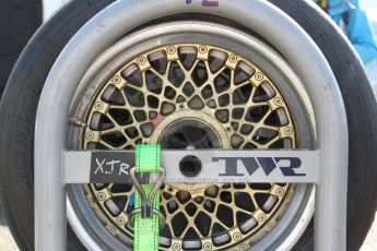 World © Octane Photographic Ltd. Donington Historic Festival, May 3rd 2014. Ford Capri RS3100 wheel. Digital Ref :