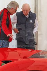 World © Octane Photographic Ltd. Donington Historic Festival, May 4th 2014. John Surtees OBE with his Lola Can Am car. Digital Ref : 0918cb7d8527
