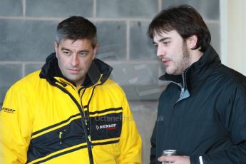 World © Octane Photographic Ltd. Donington Park general unsilenced test day, 13th February 2014. Rob Austin and Dunlop. Digital Ref : 0891cb1d2206