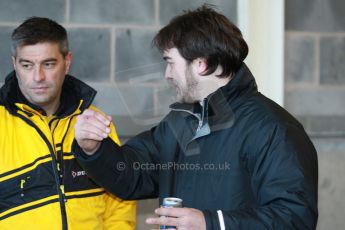 World © Octane Photographic Ltd. Donington Park general unsilenced test day, 13th February 2014. Rob Austin and Dunlop. Digital Ref : 0891cb1d2211