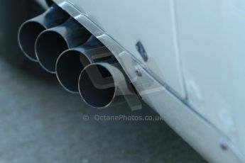 World © Octane Photographic Ltd. Donington Park general unsilenced test day, 13th February 2014. 1958 Lister Knobbly-Chevrolet BHL110 - Roberto Giordanelli. Digital Ref : 0891cb1d2239