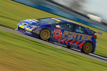 World © Octane Photographic Ltd. Donington Park general unsilenced test day, 13th February 2014. Pirtek Racing (Euroech) Honda Civic NGTC - Andy Jordan. Digital Ref : 0891cb1d2266