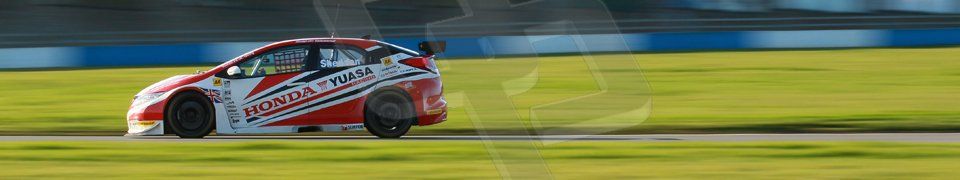 World © Octane Photographic Ltd. Donington Park general unsilenced test day, 13th February 2014. Honda Yuasa British Touring Car Championship (BTCC) 2013 specification Honda Civic Tyre R (K20) - Gordon "Flash" Shedden. Digital Ref : 0891cb1d2341