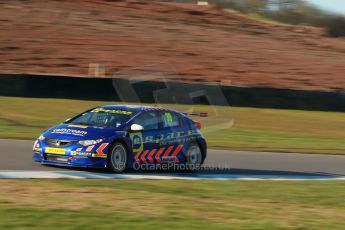 World © Octane Photographic Ltd. Donington Park general unsilenced test day, 13th February 2014. Eurotech Racing Honda Civic NGTC - Martin Depper. Digital Ref : 0891cb1d2459