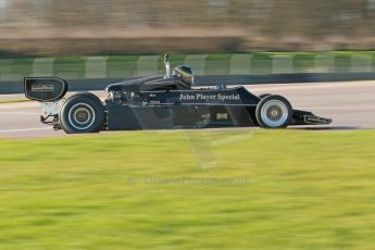 World © Octane Photographic Ltd. Donington Park general unsilenced test day, 13th February 2014. FIA Historic Formula 1 (F1) Championship. Ex-Gunnar Nilsson Lotus 76. Digital Ref : 0891cb1d2600