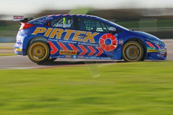 World © Octane Photographic Ltd. Donington Park general unsilenced test day, 13th February 2014. Pirtek Racing (Eurotech) Honda Civic NGTC - Andy Jordan. Digital Ref : 0891cb1d2626