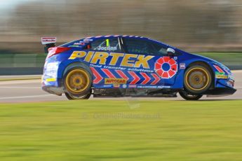 World © Octane Photographic Ltd. Donington Park general unsilenced test day, 13th February 2014. Pirtek Racing (Eurotech) Honda Civic NGTC - Andy Jordan. Digital Ref : 0891cb1d2629