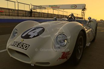 World © Octane Photographic Ltd. Donington Park general unsilenced test day, 13th February 2014. 1958 Lister Knobbly-Chevrolet BHL110 - Roberto Giordanelli. Digital Ref : 0891cb1d3841