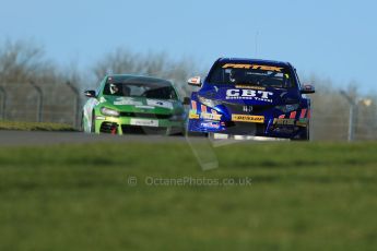 World © Octane Photographic Ltd. Donington Park general unsilenced test day, 13th February 2014. Pirtek Racing (Euroech) Honda Civic NGTC - Andy Jordan. Digital Ref : 0891cb1d3854