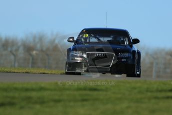 World © Octane Photographic Ltd. Donington Park general unsilenced test day, 13th February 2014. Rob Austin Racing Audi A4 NGTC. Digital Ref : 0891cb1d3926