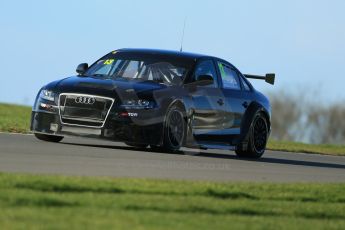 World © Octane Photographic Ltd. Donington Park general unsilenced test day, 13th February 2014. Rob Austin Racing Audi A4 NGTC. Digital Ref : 0891cb1d3936