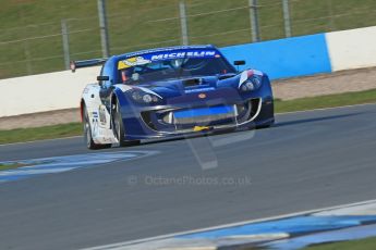World © Octane Photographic Ltd. Donington Park general unsilenced test day, 13th February 2014. United Autosports Ginetta G55 GT4 - Luke Davenport. Digital Ref : 0891cb1d4053
