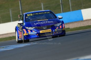 World © Octane Photographic Ltd. Donington Park general unsilenced test day, 13th February 2014. Eurotech Racing Honda Civic NGTC - Martin Depper. Digital Ref : 0891cb1d4085