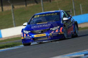 World © Octane Photographic Ltd. Donington Park general unsilenced test day, 13th February 2014. Eurotech Racing Honda Civic NGTC - Martin Depper. Digital Ref : 0891cb1d4158