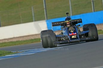 World © Octane Photographic Ltd. Donington Park general unsilenced test day, 13th February 2014. FIA Historic Formula 1 (F1) Championship. Ex-Gunnar Nilsson Lotus 76. Digital Ref : 0891cb1d4244