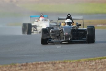 World © Octane Photographic Ltd. 18th February 2014 – Donington Park general unsilenced testing. BRDC Formula 4, MSV F4-13, David Wagner and Chris Middlehurst – MGR Motorsport. Digital Ref : 0892cb1d2832