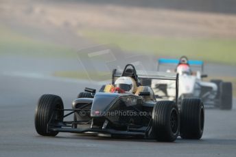 World © Octane Photographic Ltd. 18th February 2014 – Donington Park general unsilenced testing. BRDC Formula 4, MSV F4-13, David Wagner and Chris Middlehurst  – MGR Motorsport. Digital Ref : 0892cb1d2836