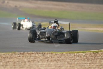 World © Octane Photographic Ltd. 18th February 2014 – Donington Park general unsilenced testing. BRDC Formula 4, MSV F4-13, David Wagner and Chris Middlehurst  – MGR Motorsport. Digital Ref : 0892cb1d2870