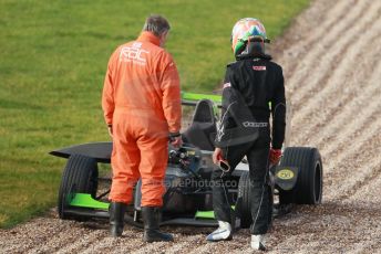 World © Octane Photographic Ltd. 18th February 2014 – Donington Park general unsilenced testing. Protyre Formula Renault BARC - Tarun Reddy – MGR Motorsport. Digital Ref : 0892cb1d2991