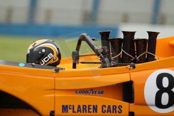 World © Octane Photographic Ltd. 5th June 2014, Donington Park general unsilenced test.  McLaren M8F/P - Andy Newall. Digital Ref : 0976CB7D4262