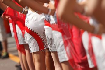 World © Octane Photographic Ltd. Friday 23rd May 2014. Monaco - Monte Carlo - Formula 1 Pitlane. Grid girls. Digital Ref: 0964CB7D2622