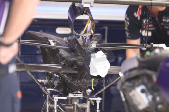 World © Octane Photographic Ltd. Friday 23rd May 2014. Monaco - Monte Carlo - Formula 1 Pitlane. Infiniti Red Bull Racing RB10 gearbox and rear suspension. Digital Ref: 0964CB7D2632