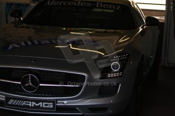 World © Octane Photographic Ltd. Friday 23rd May 2014. Monaco - Monte Carlo - Formula 1 Pitlane. FIA Safety Car - Mercedes SLS AMG. Digital Ref: 0964CB7D2651