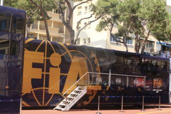 World © Octane Photographic Ltd. Friday 23rd May 2014. Monaco - Monte Carlo - Formula 1 Pitlane. FIA pitlane trucks. Digital Ref: 0964CB7D5336