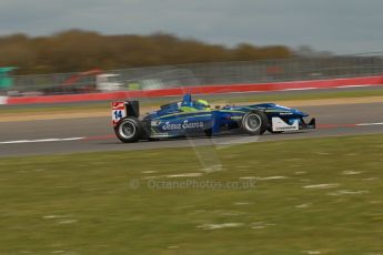World © Octane Photographic Ltd. FIA European F3 Championship, Silverstone, UK, April 18th 2014 - Qualifying sessions. Double R Racing – Dallara F312 Mercedes – Felipe Guimaraes. Digital Ref : 0908lb1d0920