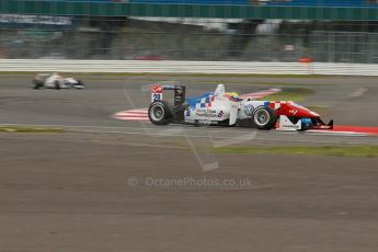 World © Octane Photographic Ltd. FIA European F3 Championship, Silverstone, UK, April 18th 2014 - Qualifying sessions. Carlin – Dallara F312 Volkswagen – Jake Dennis. Digital Ref : 0908lb1d1109